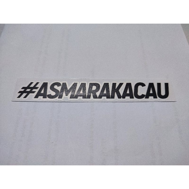 

stiker asmarakacau satuan