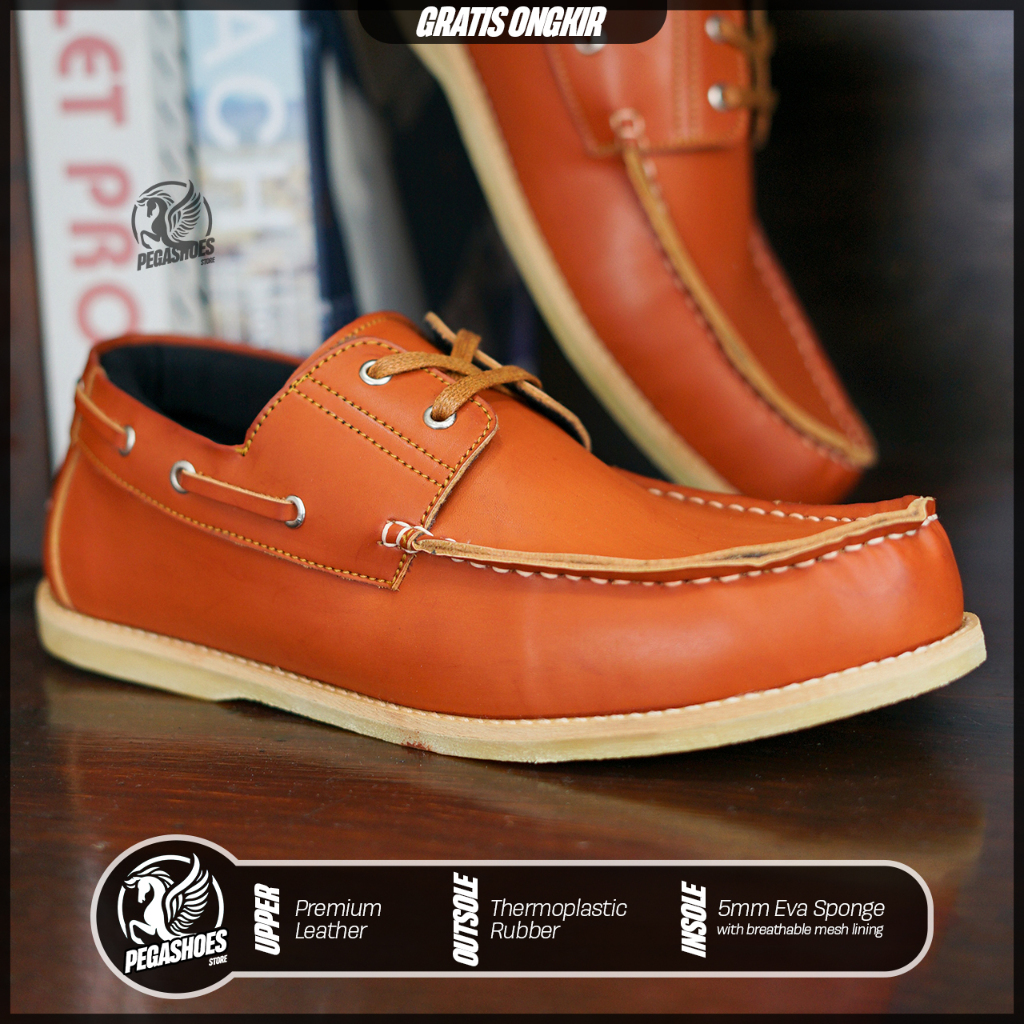 PGS x ZYKO - Sepatu Pria Pesta Kondangan Nikah Bunut Kulit Sapi Garut Formal Santai Resmi Terbaru Ka