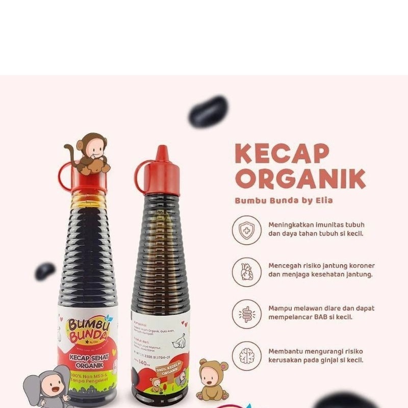 

Kecap Sehat Organik Bumbu Bunda Kecap MPASI Anti GTM