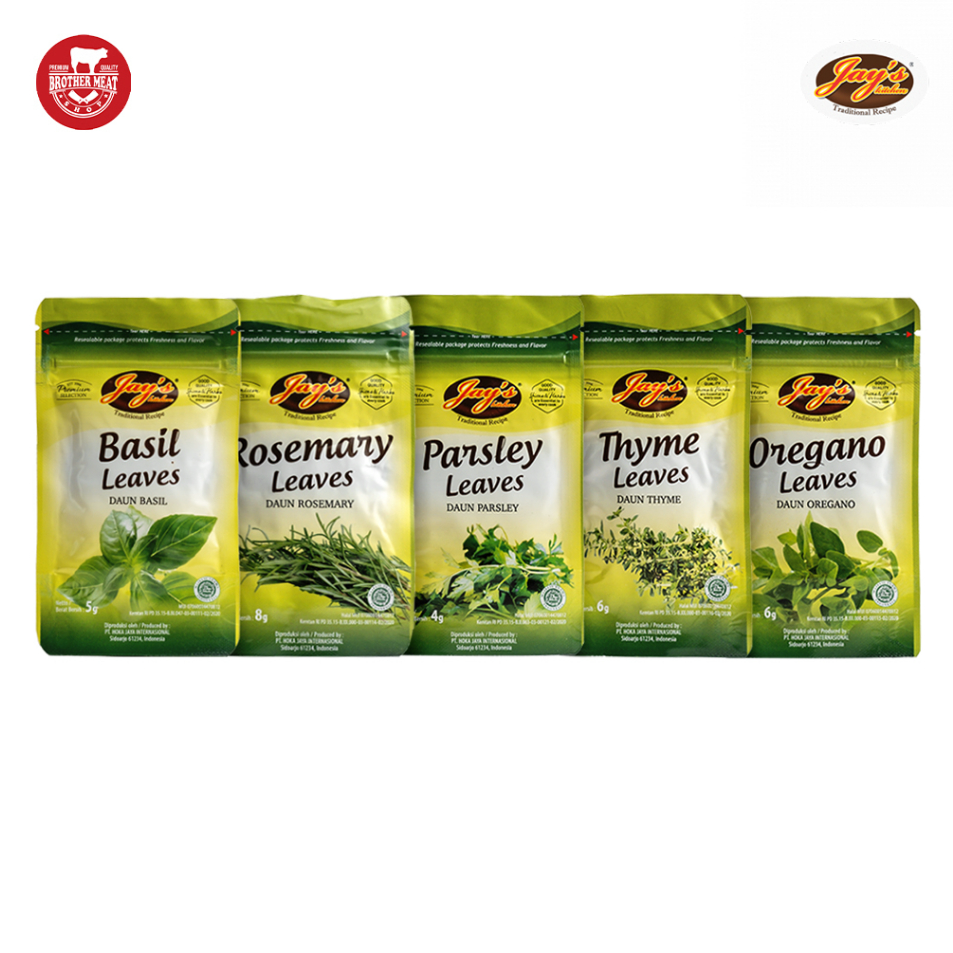 

Best Produk Jay's Kitchen Natural Herbs Zip Lock, Bumbu Rempah Alami