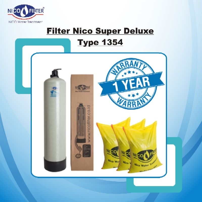 Nico Filter Super Deluxe 1354 Filter Air Automatic Backwash