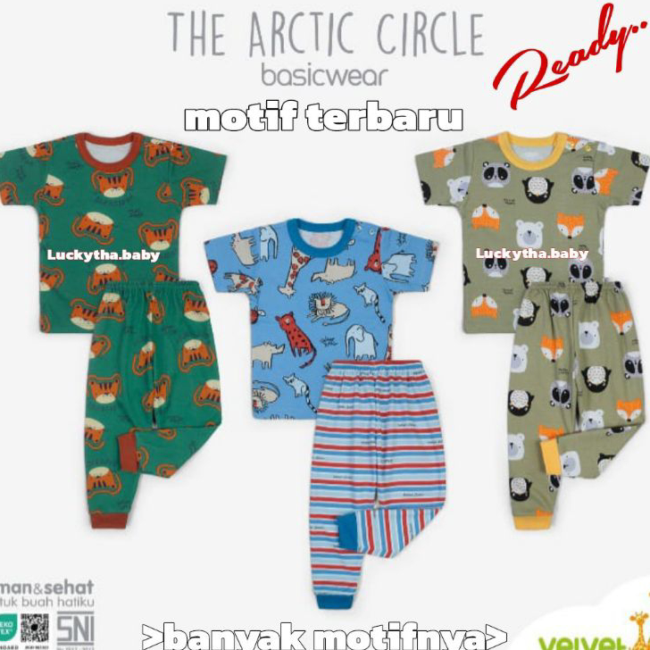 Terbatas 3Psg_ Setelan VELVET JUNIOR CPR ARCTIC CIRCLE , VIBRANT FORESTS , GREAT ADVENTURE  , starga