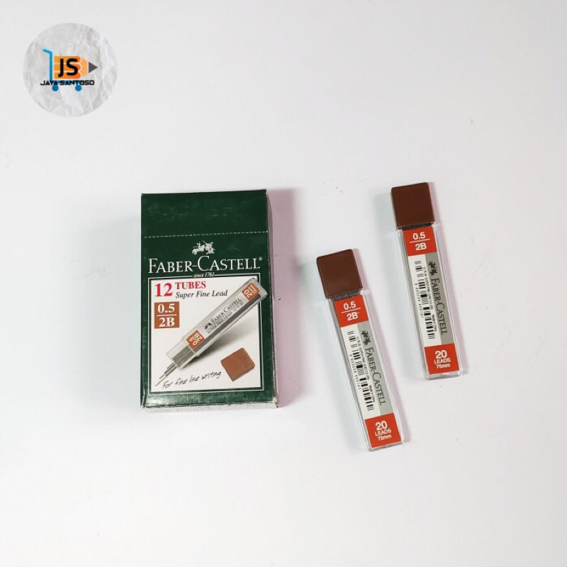 

Isi Pensil Faber Castell 0.5 2B / Refill Pensil Mekanik Faber Castell 0.5
