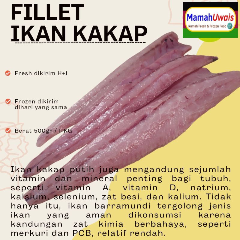 

Fillet Ikan Kakap Frozen 500gr