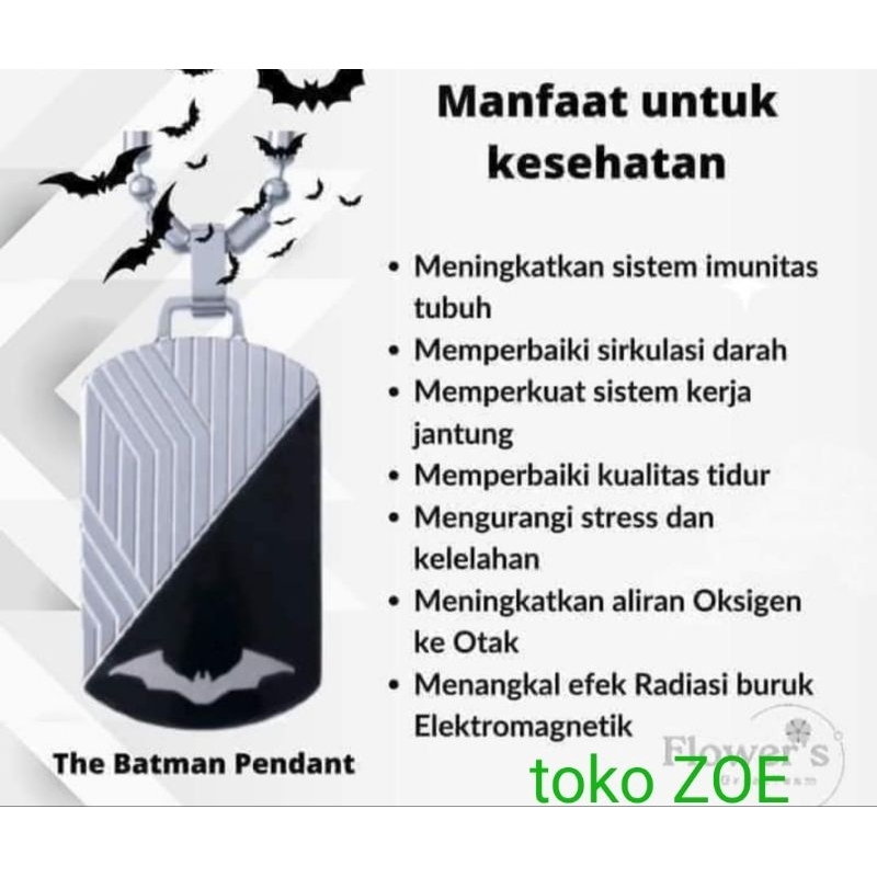 kalung pendant Batman ori MCI