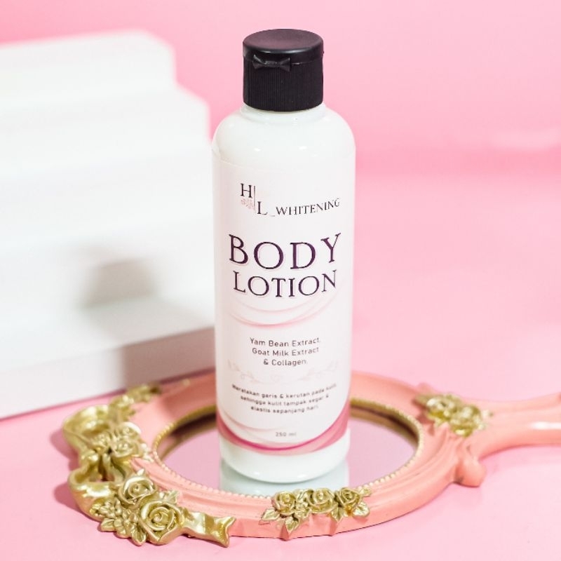 LOTION HL_WHITENING PEMUTIH BADAN AMPUH MEMUTIHKAN DAN BPOM