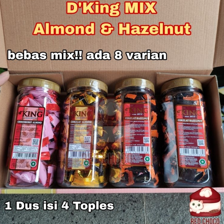 

Big Sale D'King (MIX) Cokelat Almond/Chocoberry/Hazelnut (DUS)