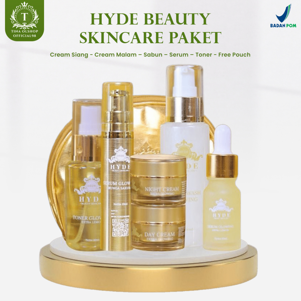 HYDE BEAUTY SCINCARE BPOM ORIGINAL 100%  |  PEMUTIH WAJAH GLOWING | ANTI JERAWAT | USIR FLEK HITAM |