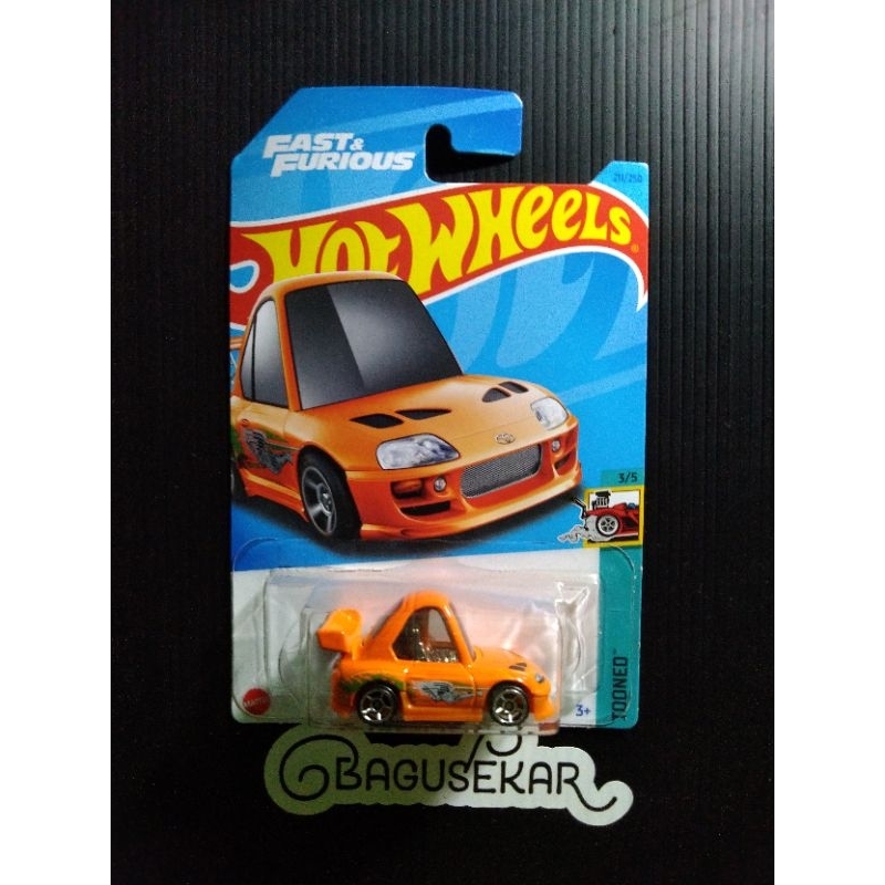 hotwheels toyota supra tooned