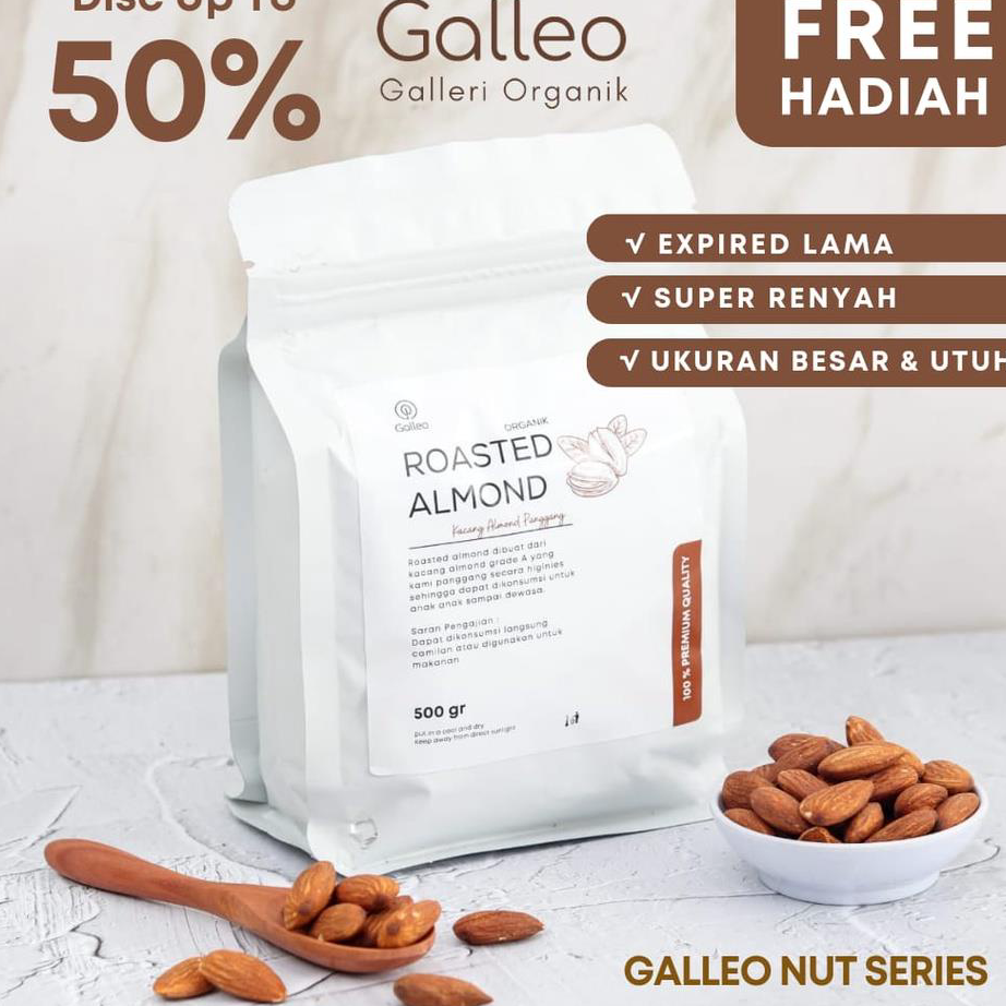 

Terbaru KACANG ALMOND PANGGANG 500 GR / ROASTED ALMOND GALLEO