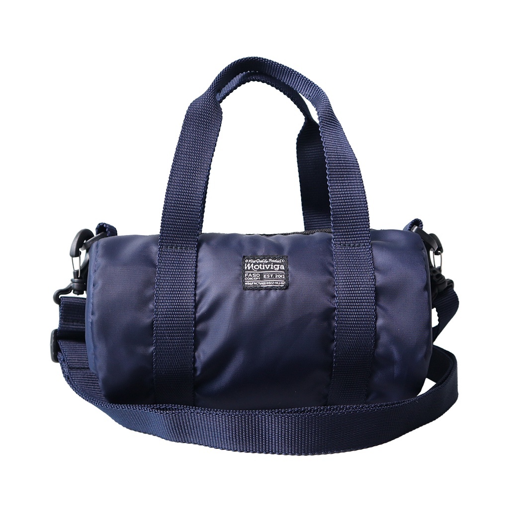 Mini Cylindric Barrel Sling Bag Navy