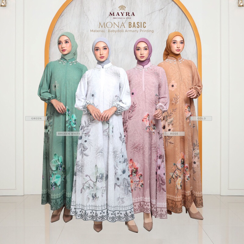 Dress Mona Basic Ori By Mayra