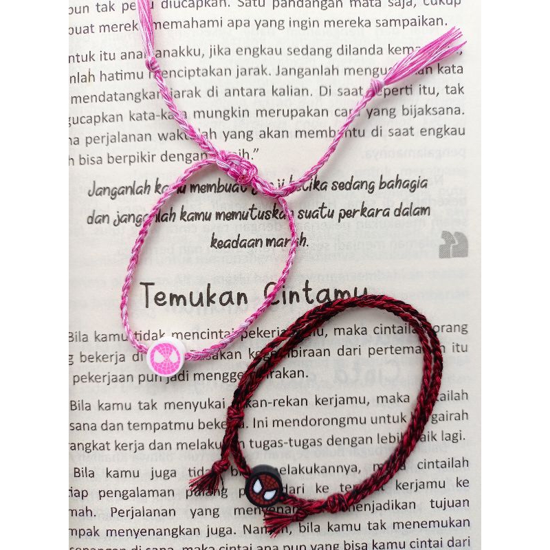Gelang benang couple spidermann by Dhianda | gelang benang | gelang couple