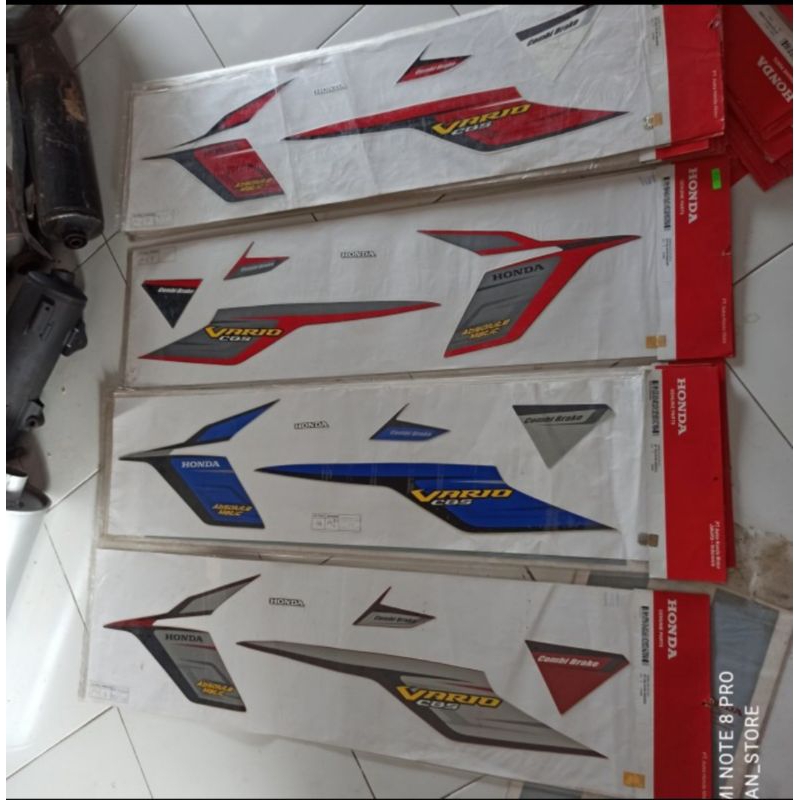 striping lis Honda Vario karbu Techno 110 CBS Ori Original AHM