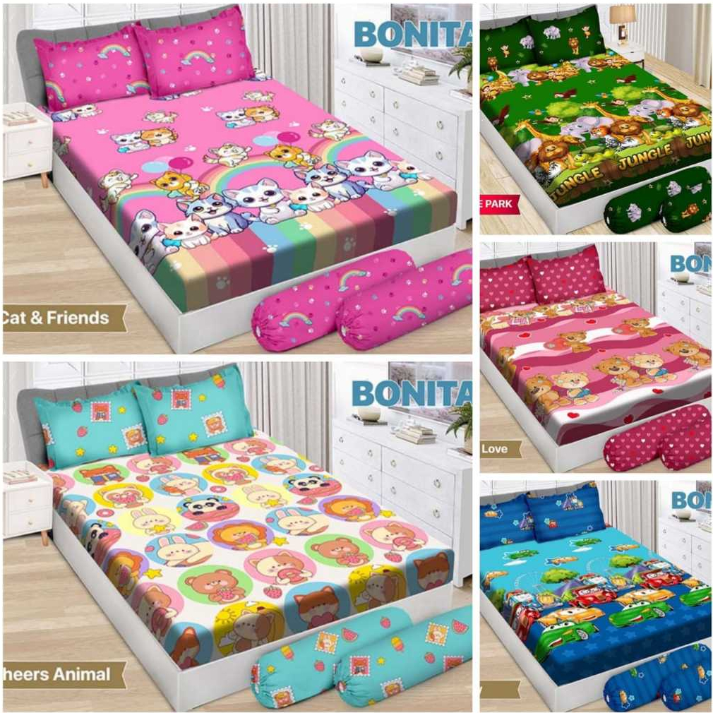 SPREI / SEPRAI BONITA 3D KARAKTER PANDA N BEAR