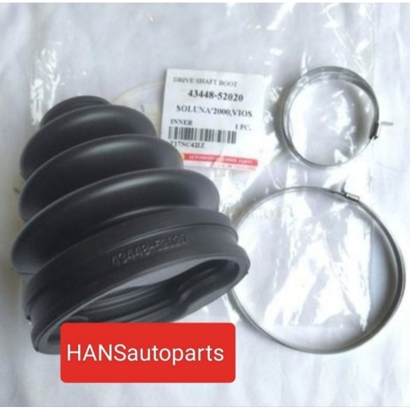 boot karet CV joint kopel kokel dalam Vios limo gen 1 merk rbi Thailand