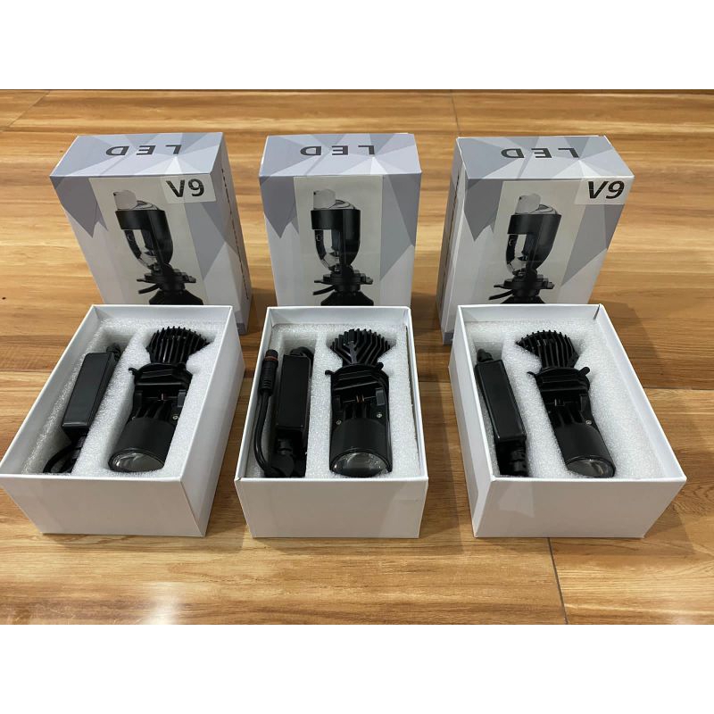 Y6 D LAMPU HEADLAMP LED PROJIE SOKET H4 MINI LENS Y6 D 50W