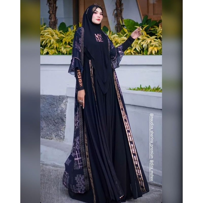 Hanum set cardy | Syar'i premium | Premium | M.shee | Outer | Cardy | Syar'i | Hilya Boutique