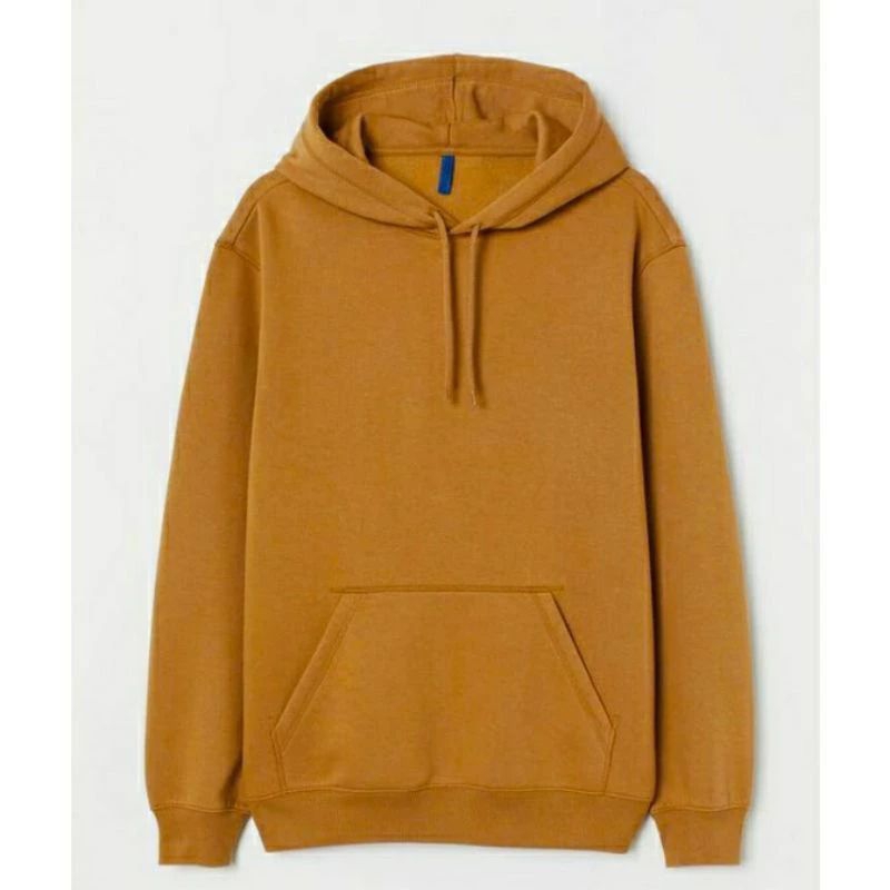 Hoodie polos // Sweater Hoodie pria wanita // bahan katun fleece Tebal