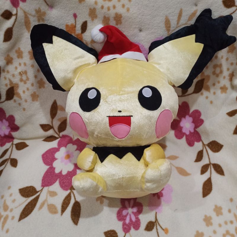 BONEKA POKEMON PICHU CHRISTMAS JUMBO