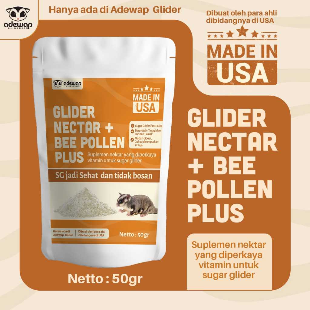 ADEWAP GLIDER Nectar Bee Pollen Plus Vitamin Sugar Glider