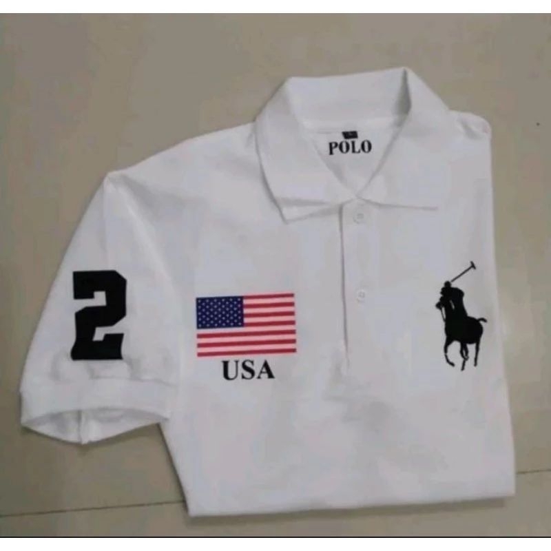 Tshirt - Polo Shirt - Kaos Polo - Kaos Kerah - Ralph Lauren USA