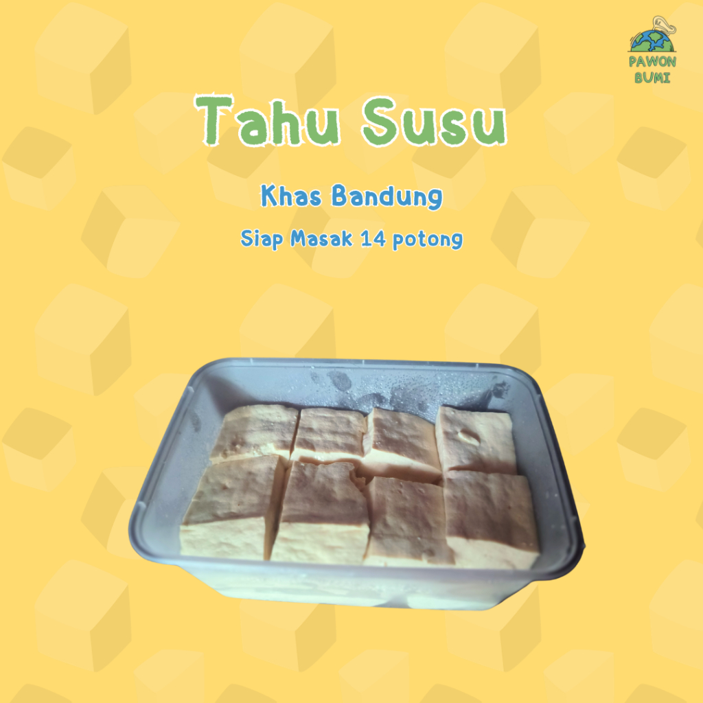 

Tahu Susu Khas Bandung Lembut Gurih 14 Potong Siap Masak