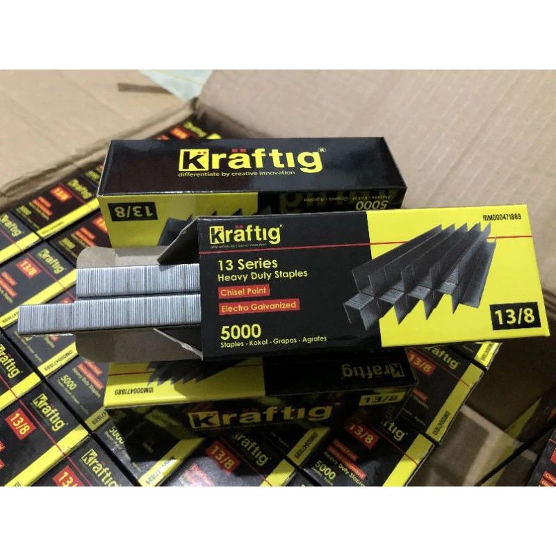 

isi staples merk kraftig/ isi staples guntaker 13/8mm