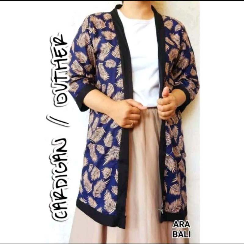 CARDIGAN PANJANG BALI/BLEZER PANJANG ETNIK BALI