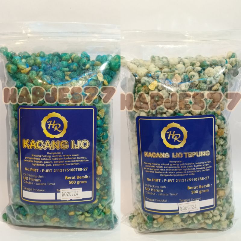 

Kacang Kapri Hijau 500gr (Kacang kapri original/kacang kapri tepung)