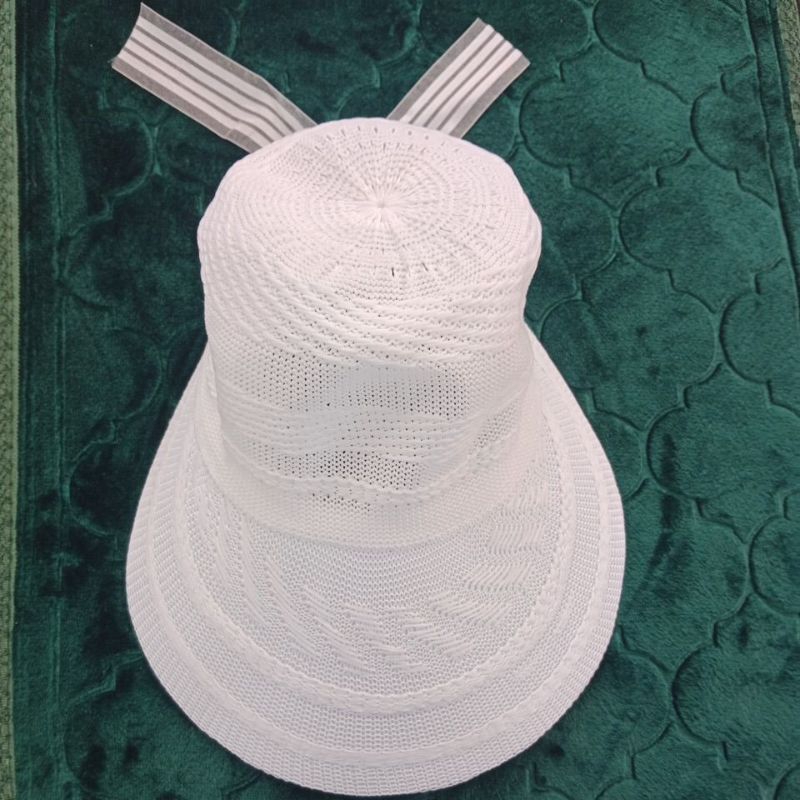 Topi Rajut Wanita Haji dan Umroh