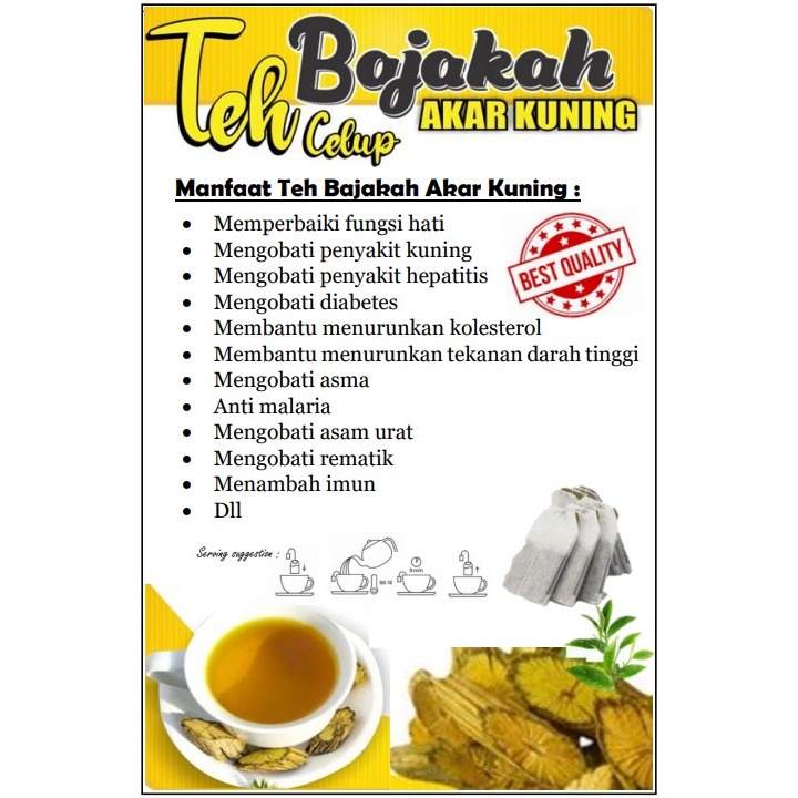 

Teh celup bajakah akar kuning