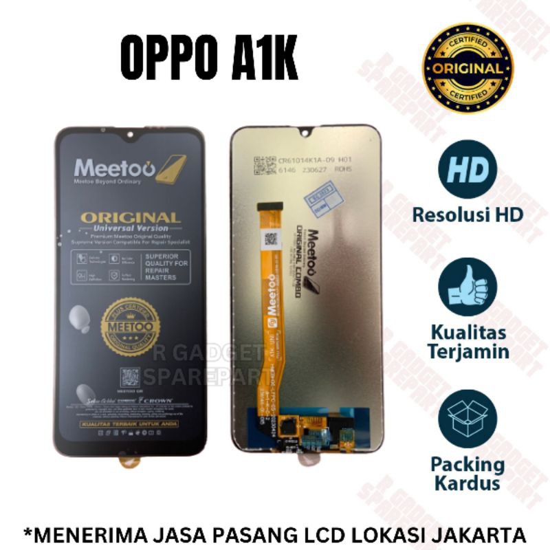 LCD OPPO A1K ORIGINAL MEETOO QUALITY LCD FULLSET OPPO A1K