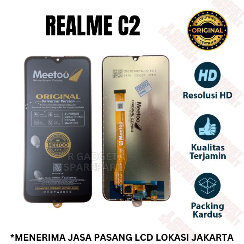 LCD REALME C2 ORIGINAL MEETOO QUALITY LCD FULLSET REALME C2