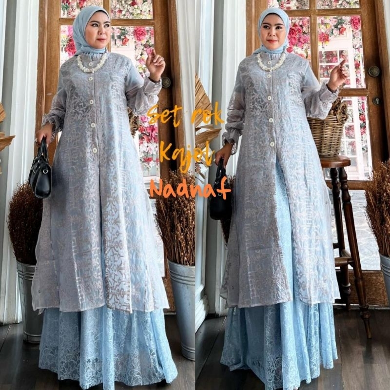 Tunik Tile Organza Organdi Sutra