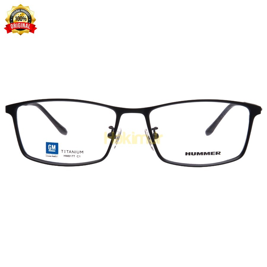 Frame Kacamata Hummer Titanium HM817T Original