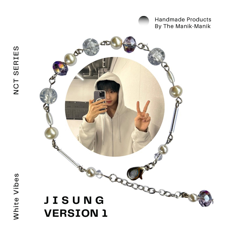 Beads Bracelet inspired by NCT Jisung | Gelang Manik-Manik NCT Jisung | Gelang Manik-Manik Aesthetic