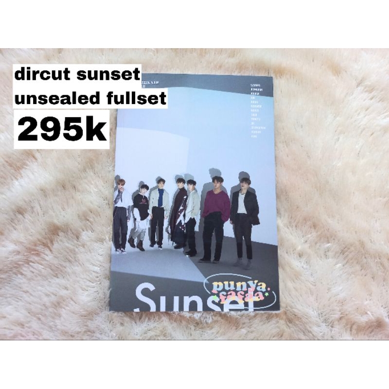 seventeen album director's cut sunset ver fullset unsealed pc wonwoo