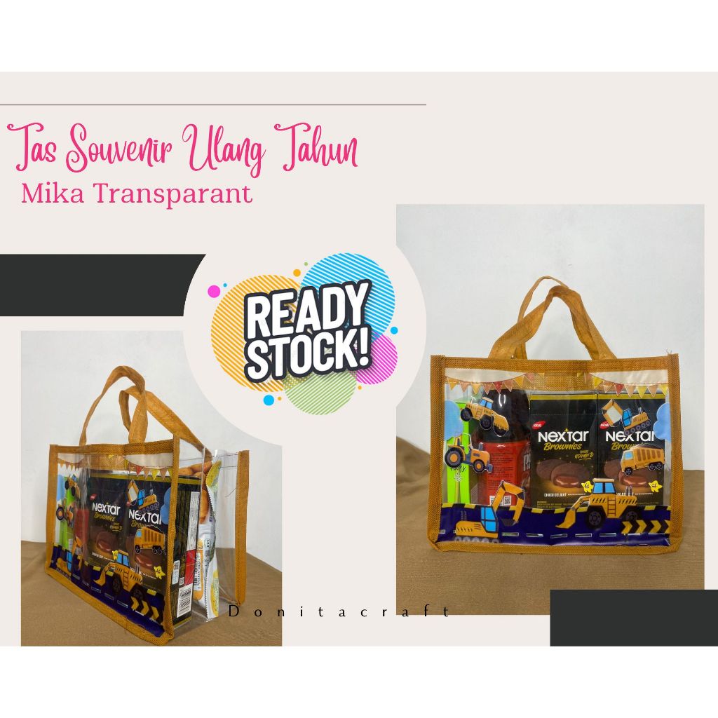 

Tas Souvenir Mika UV Karakter Escavator Landskap