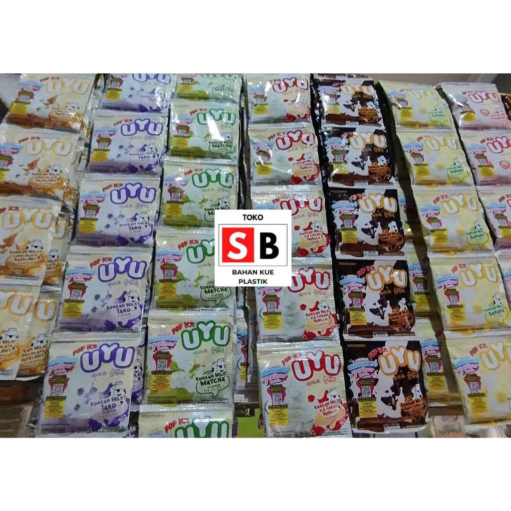 

POP ICE UYU KOREAN MILKY SERIES ALL VARIAN [1 RENCENG 10 PCS]