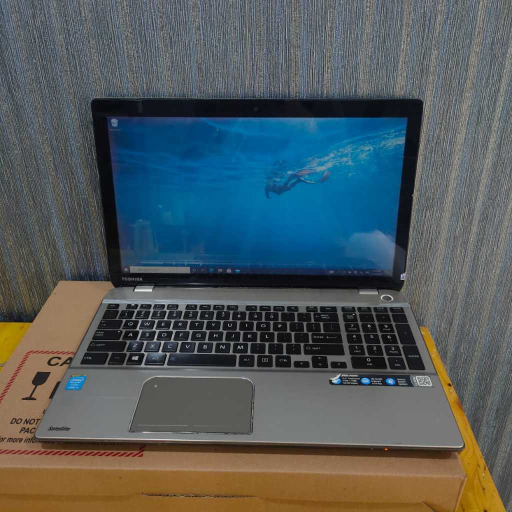 Laptop Murah Berkualitas  &  Bergaransi  Toshiba Satelite P55t, Core i5-4200U, RAM 8/750GB, Touchscr