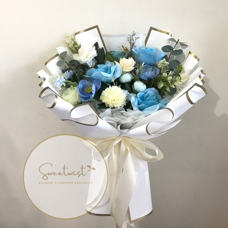 ARTIFICIAL FLOWERS BOUQUET/ BUKET BUNGA PALSU