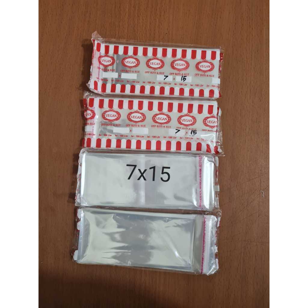

plastik opp LEM 7X15 BUNGKUS UANG KERTAS ISI 100PCS