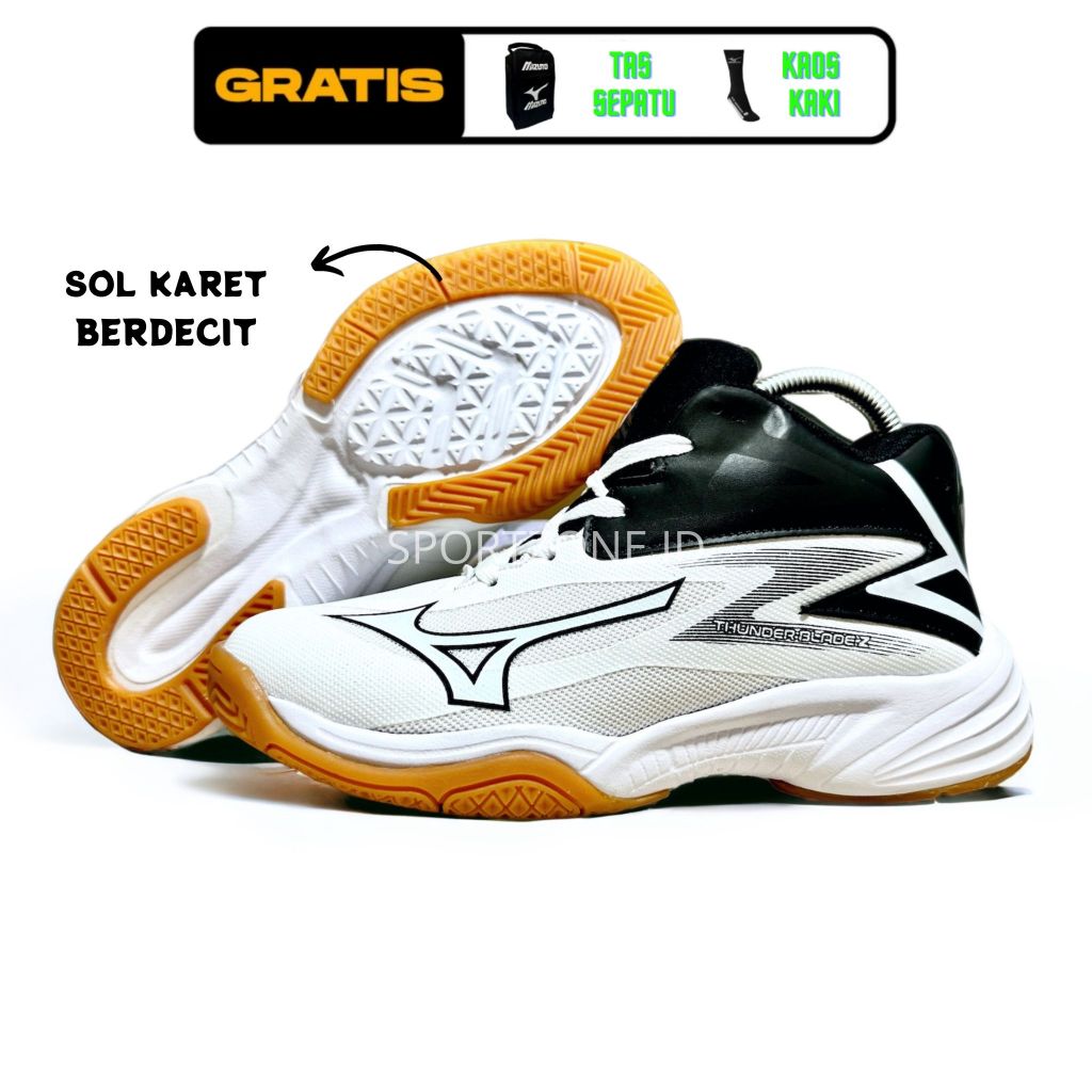 SEPATU VOLI MIZUNO THUNDER BLADE Z SEPATU VOLLY WANITA PRIA SEPATU MIZUNO VOLLY MIZUNO WAVE