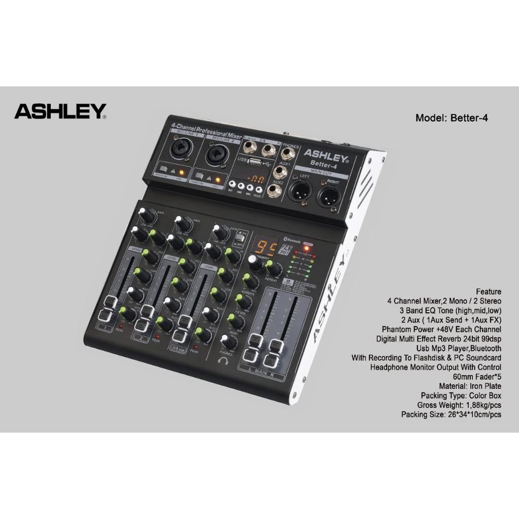 Mixer Ashley 4 Channel Better 4 Original Ashley
