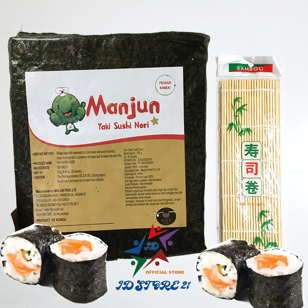 

✾SUPER DISKON♥ Manjun Yaki Sushi Nori Rumput Laut Seaweed Halal