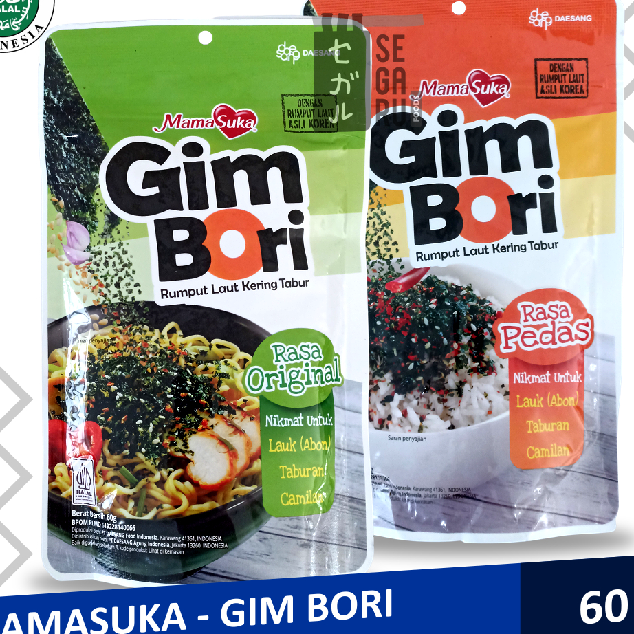 

Terlaris Mamasuka Gim Bori Halal 60 gr ➾❈❁