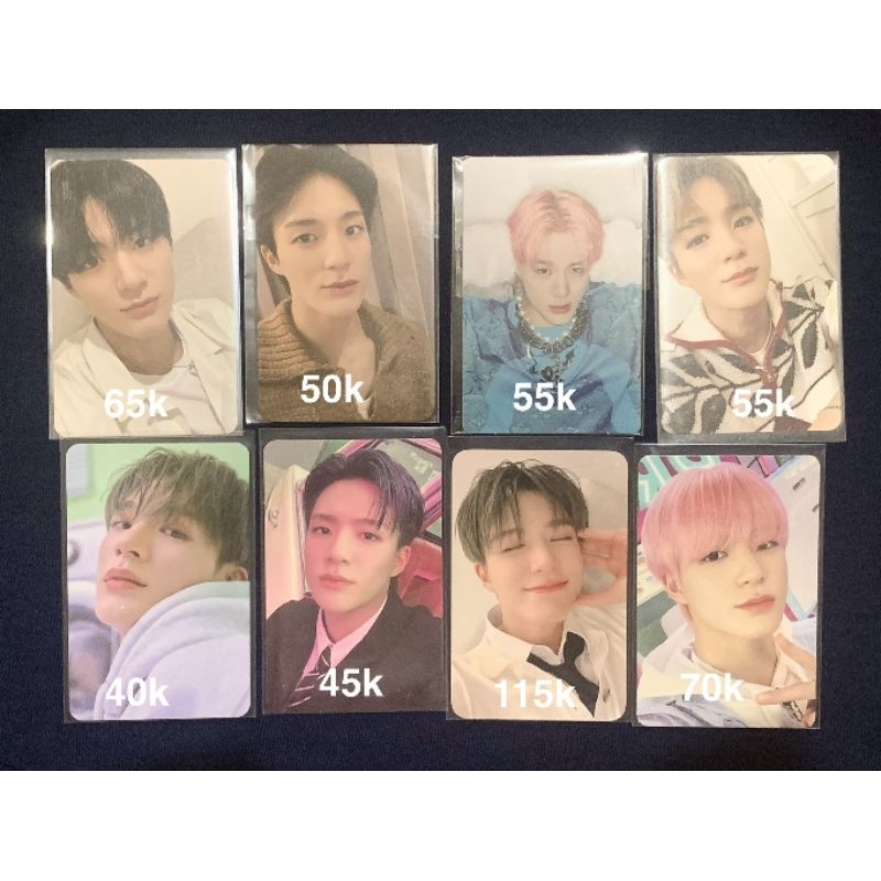 JENO PHOTOCARD jeno pp sg 20 mumo bfe
locomobility 
ar ticket dream cinema
tc dream laundry 
kolbuk 
