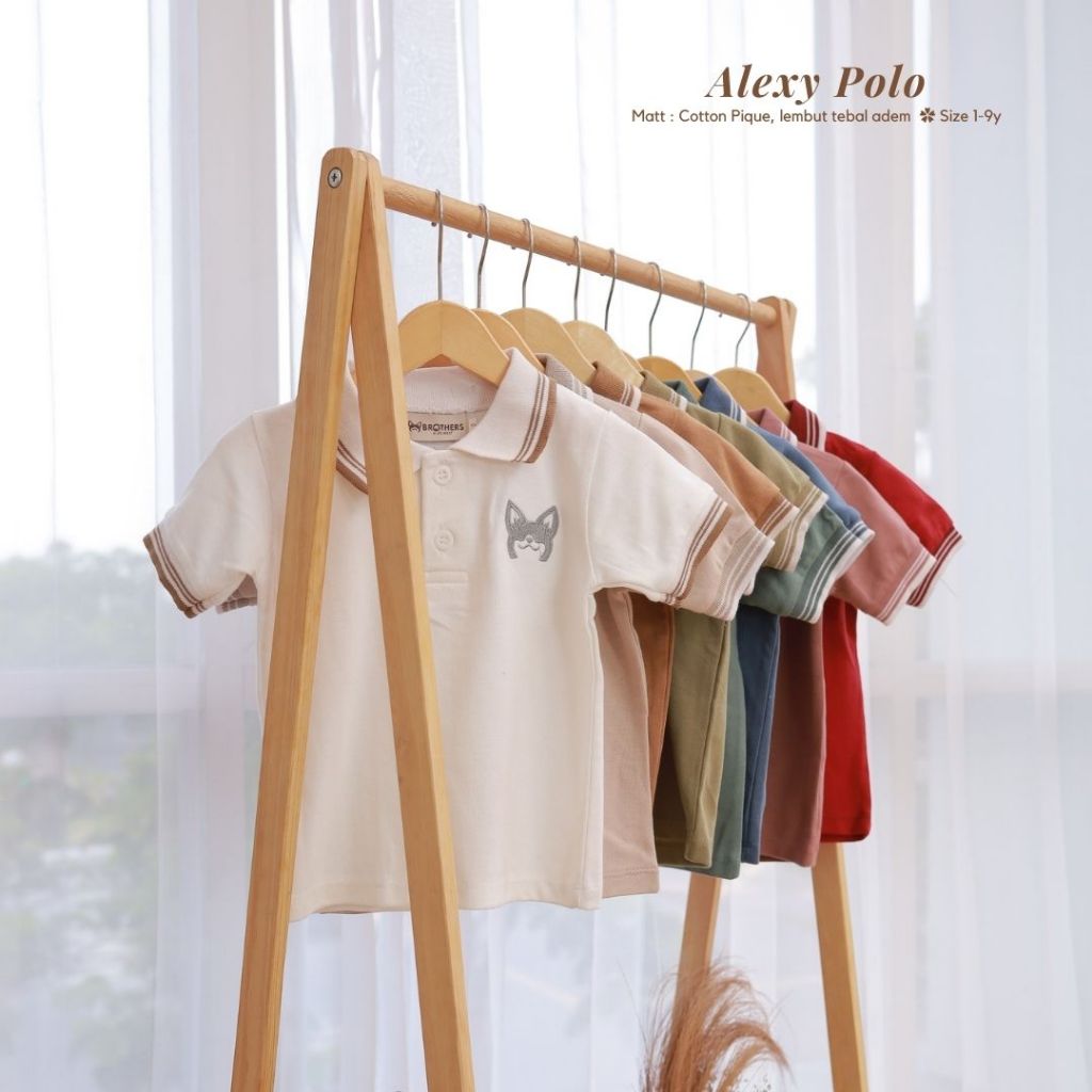 ALEXY TOP UKURAN JUNIOR (5-9th) KAOS KERAH ANAK BAJU KERAH ANAK KAOS PIQUE ANAK KAOS BASIC ANAK