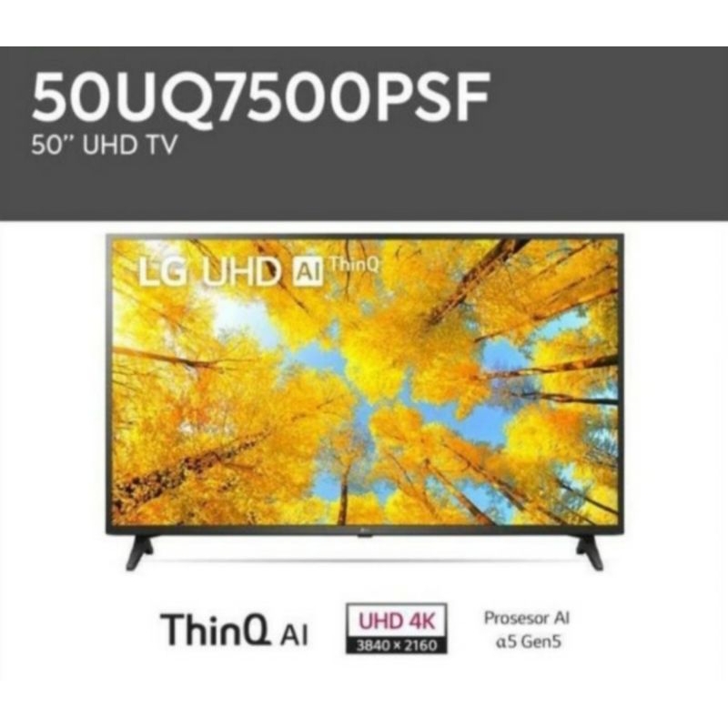 LED TV LG 50"  50UQ7500PSF